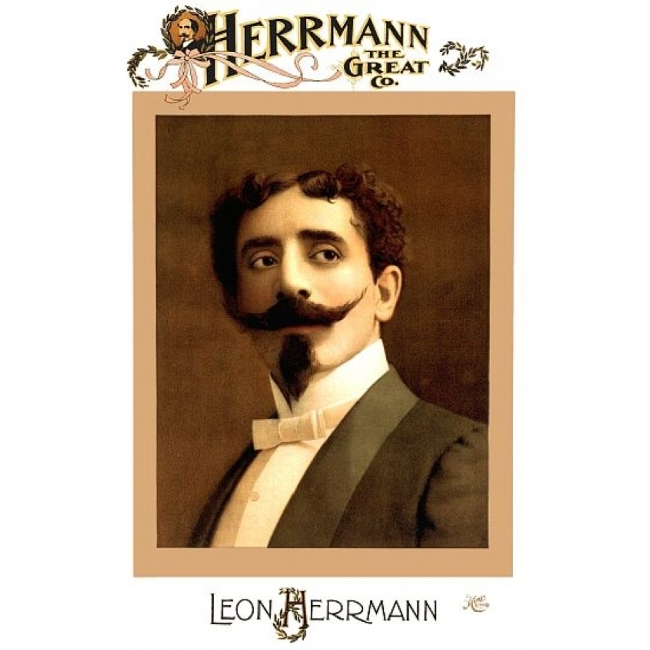 Herrmann The Great Leon Herrmann Magic Poster Print (18 X 24)